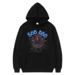 Sp5der 555 555 Angel Number Hoodie – Black