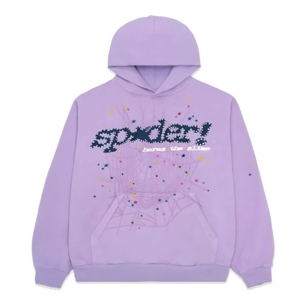 Sp5der Acai Hoodie Purple Sp5der Acai Hoodie Purple