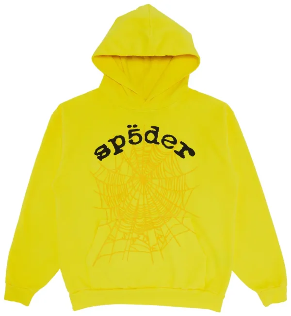 Sp5der Legacy Hoodie Yellow Sp5der Legacy Hoodie Yellow