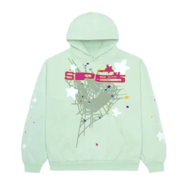 Sp5der SP5 Mint Hoodie Sp5der SP5 Mint Hoodie