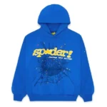 Sp5der TC Hoodie Blue 600x600