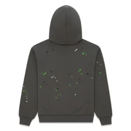 Sp5der Web Graphic Hoodie Charcoal Green 2 600x600